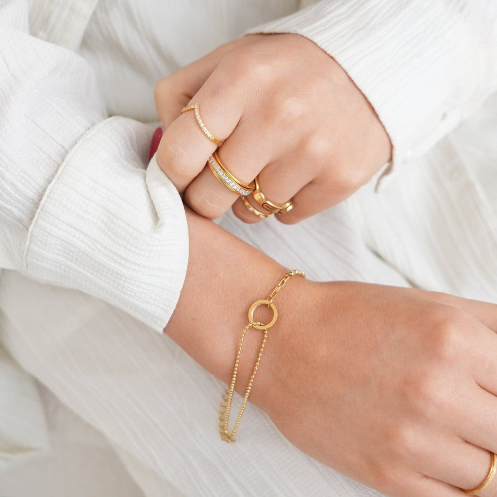 Une Bracelet Plated in 18k Gold