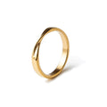 Twisted Ring Plated in 18K Gold