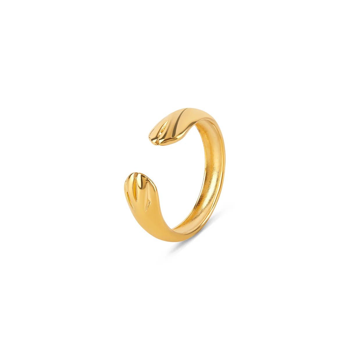 Adjustable Embrace Ring Plated in 18K Gold