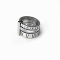 Triple Ring with Roman Numerals - Silver