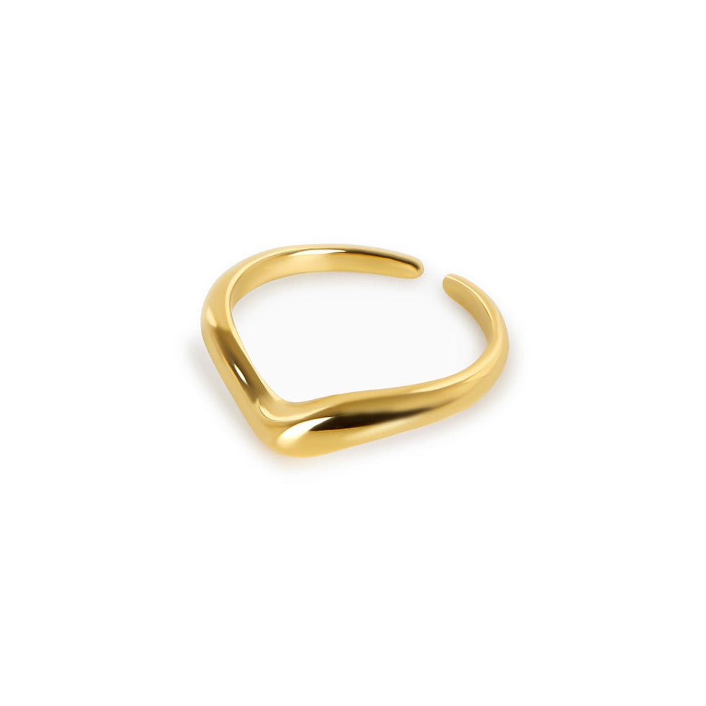 Aspen Ring Gold Plated in 18k