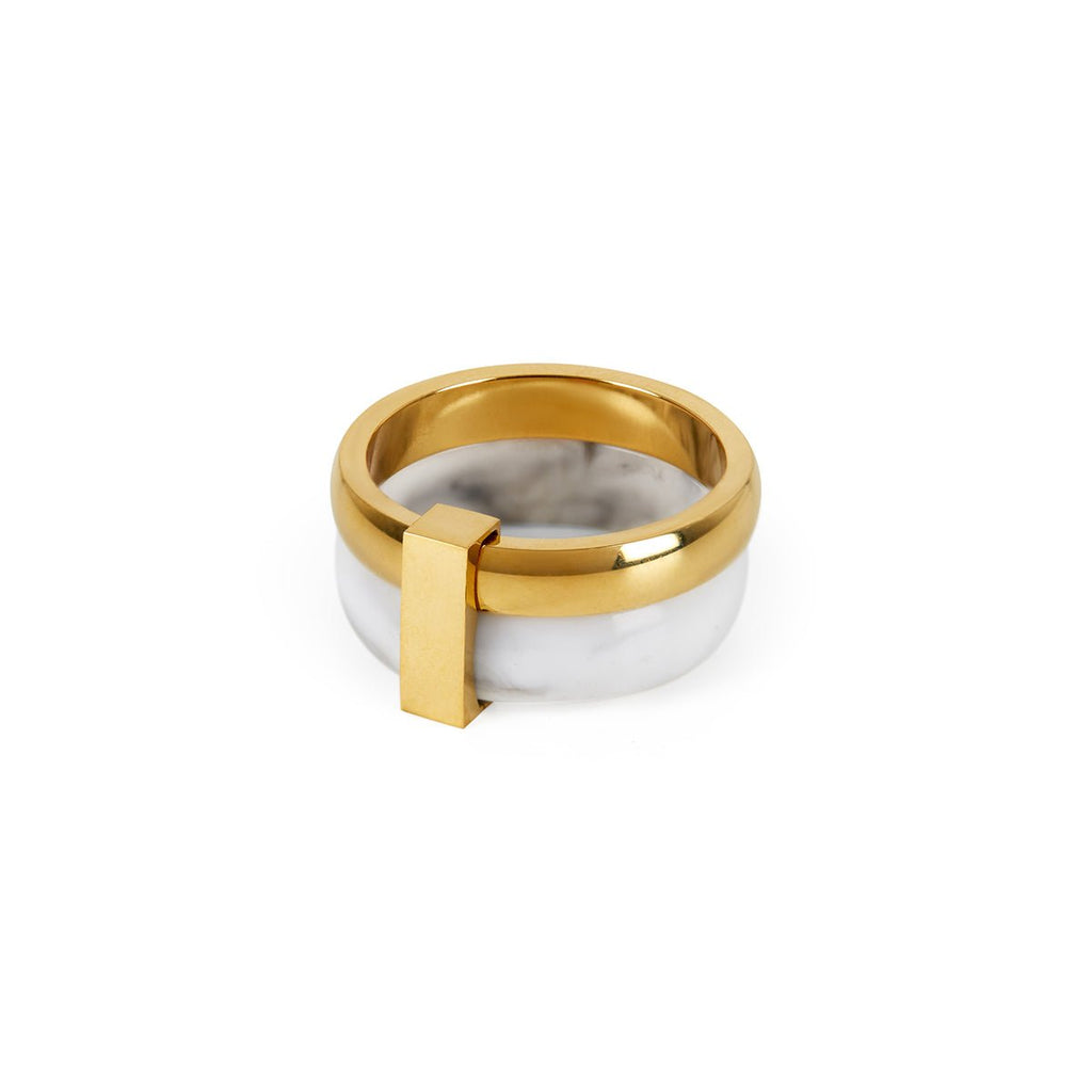Rich Layered Ring Plated in 18K Gold