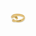 Hug Ring Plated in 18K Gold