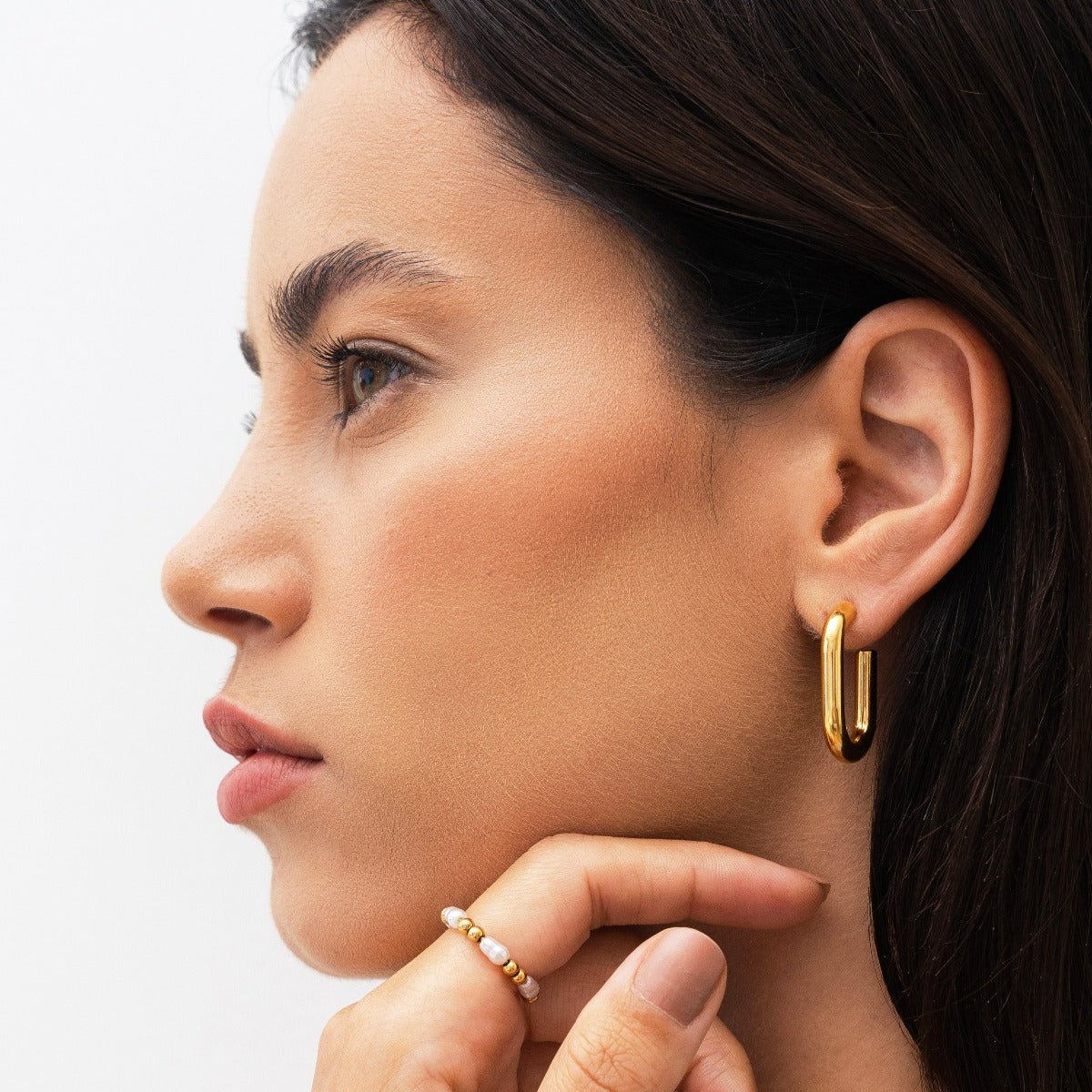 Pearl Ring Dress Gold Plated in 18k