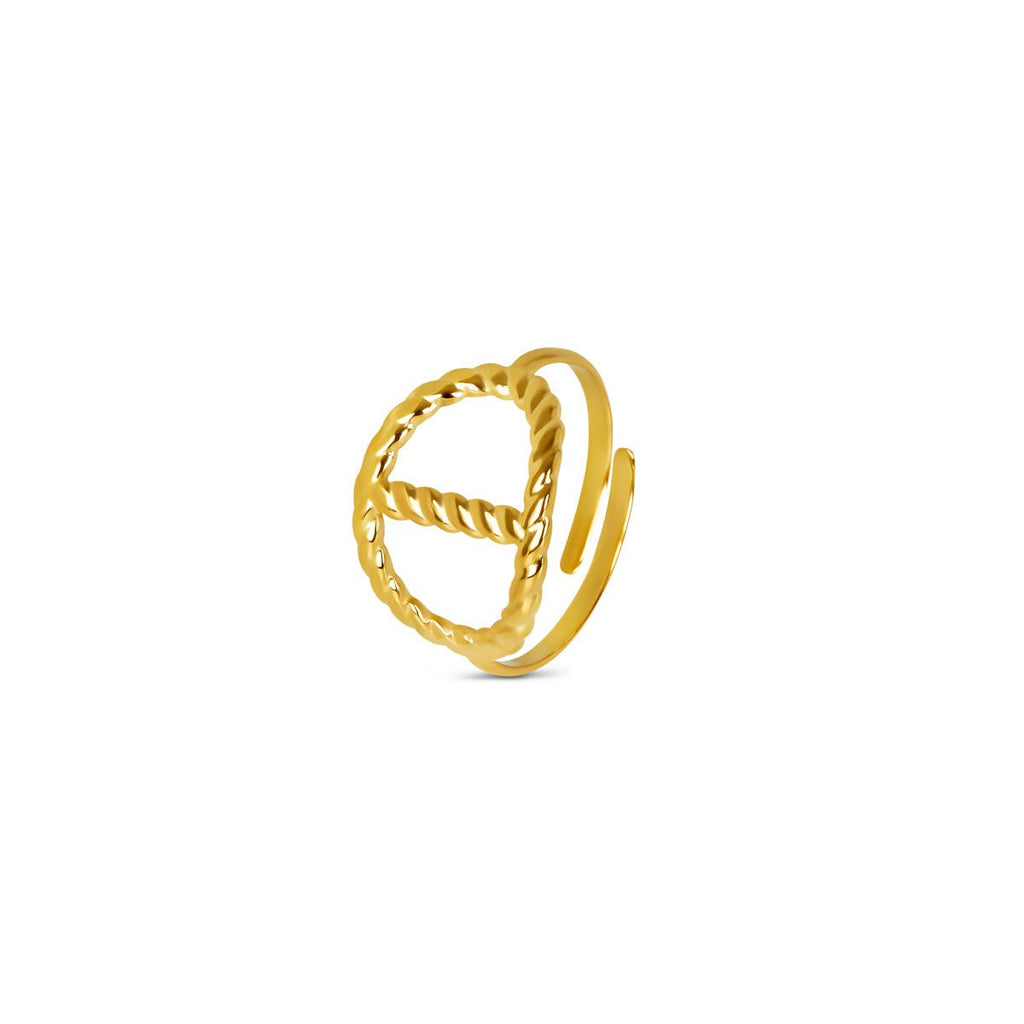 Adjustable Éclat Ring Plated in 18k Gold