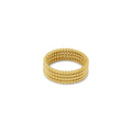 Iconic Bead Ring Gold Plated 18K