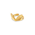 Adjustable Leaf Ring Gold Plated 18K