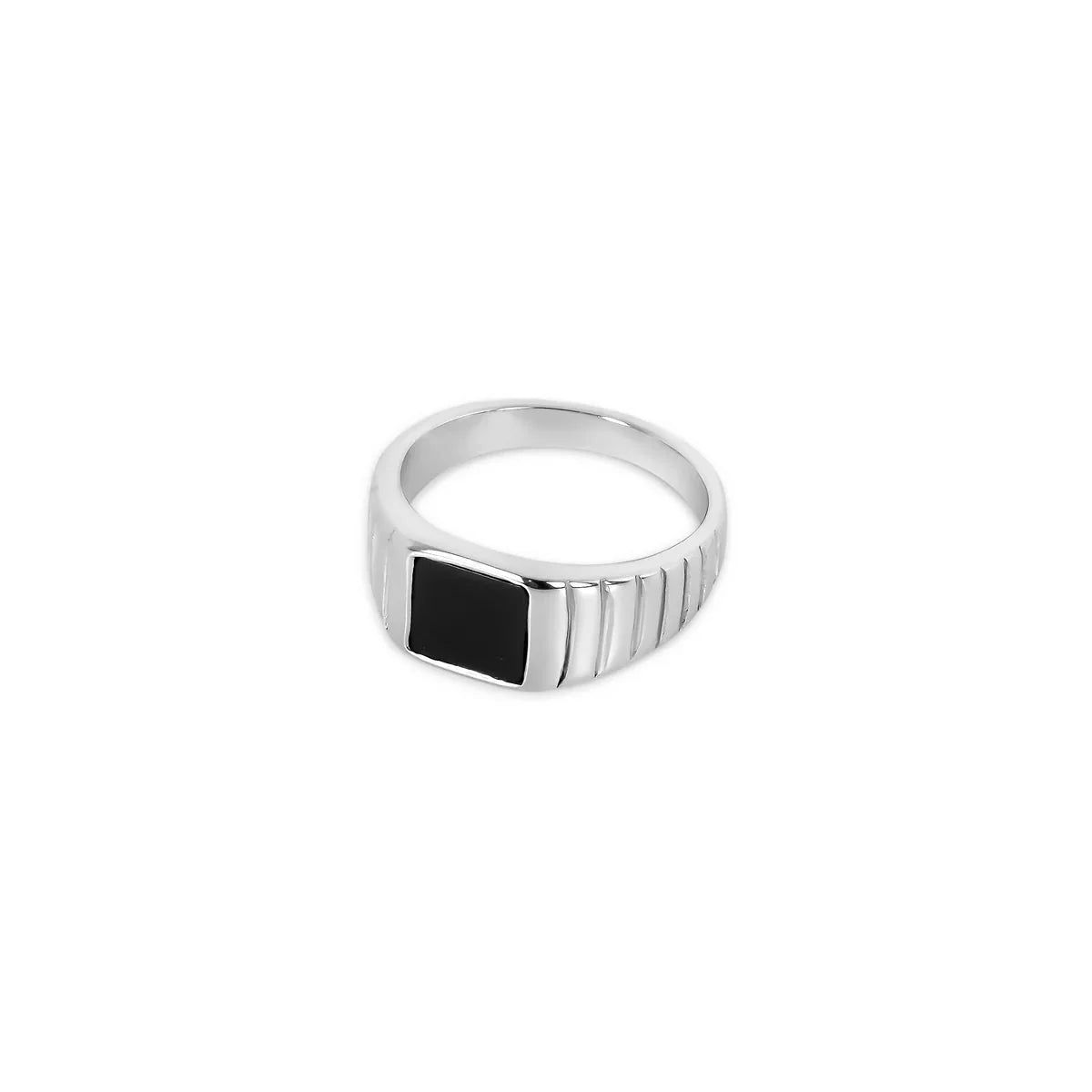 Black Ring - Silver