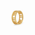 Roman Numeral Ring Plated in 18K Gold