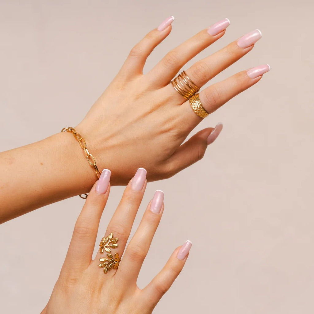 Adjustable Ramos Ring Plated in 18K Gold