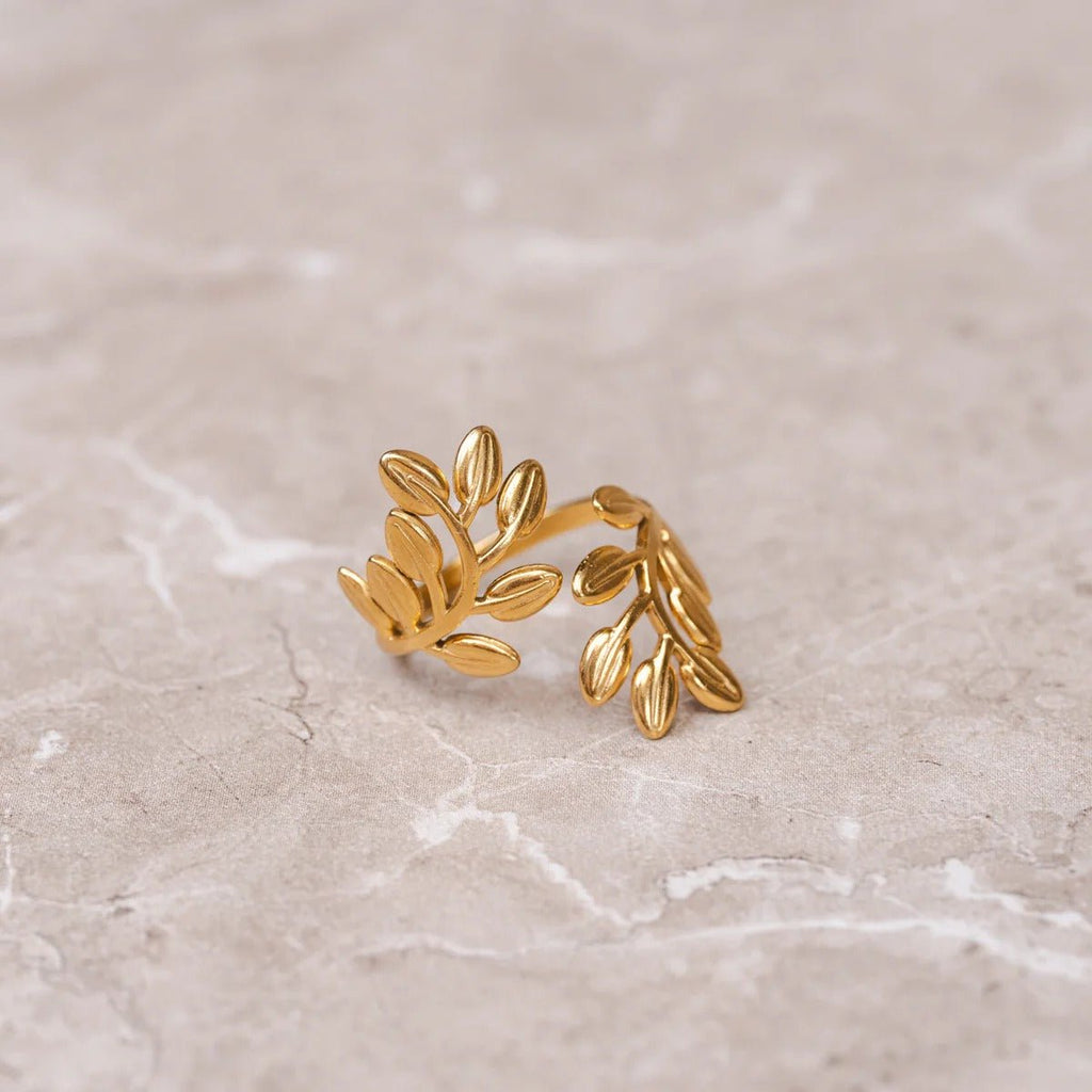 Adjustable Ramos Ring Plated in 18K Gold