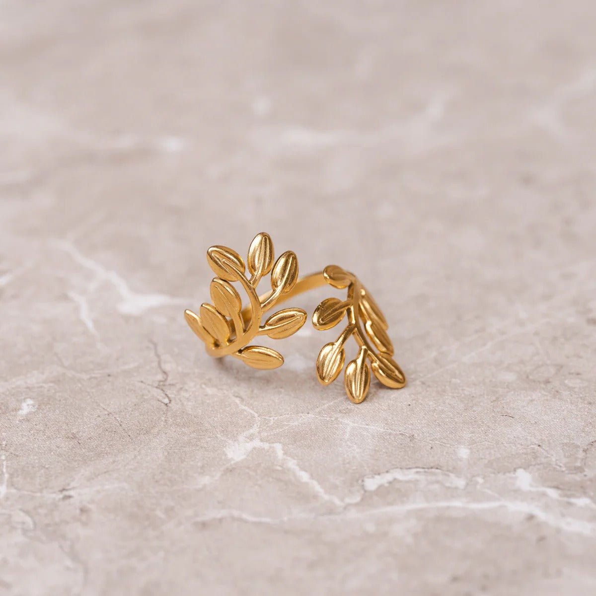Adjustable Ramos Ring Plated in 18K Gold