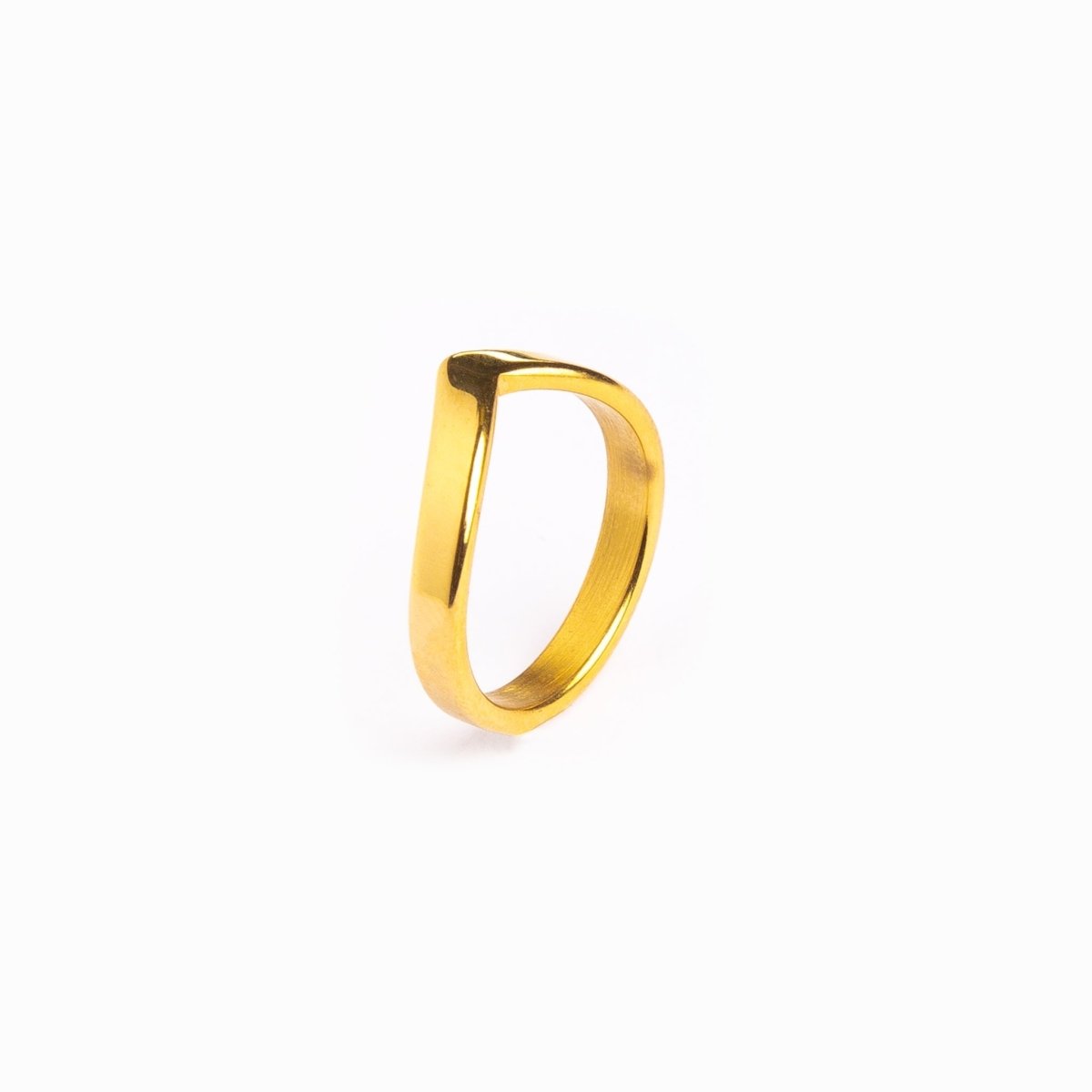 Trinity Plain Ring Plated in 18K Gold