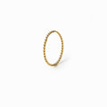 Twist Ring Plated in 18K Gold