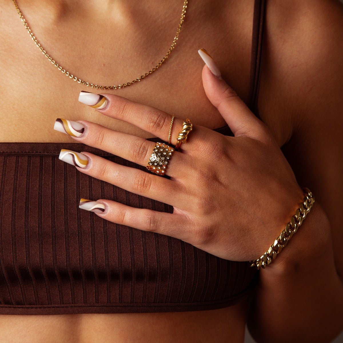 Valencian Ring Plated in 18K Gold