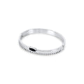 Onyx Layered Bracelet - Silver