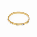 Navette Crystal Bracelet Plated in 18K Gold