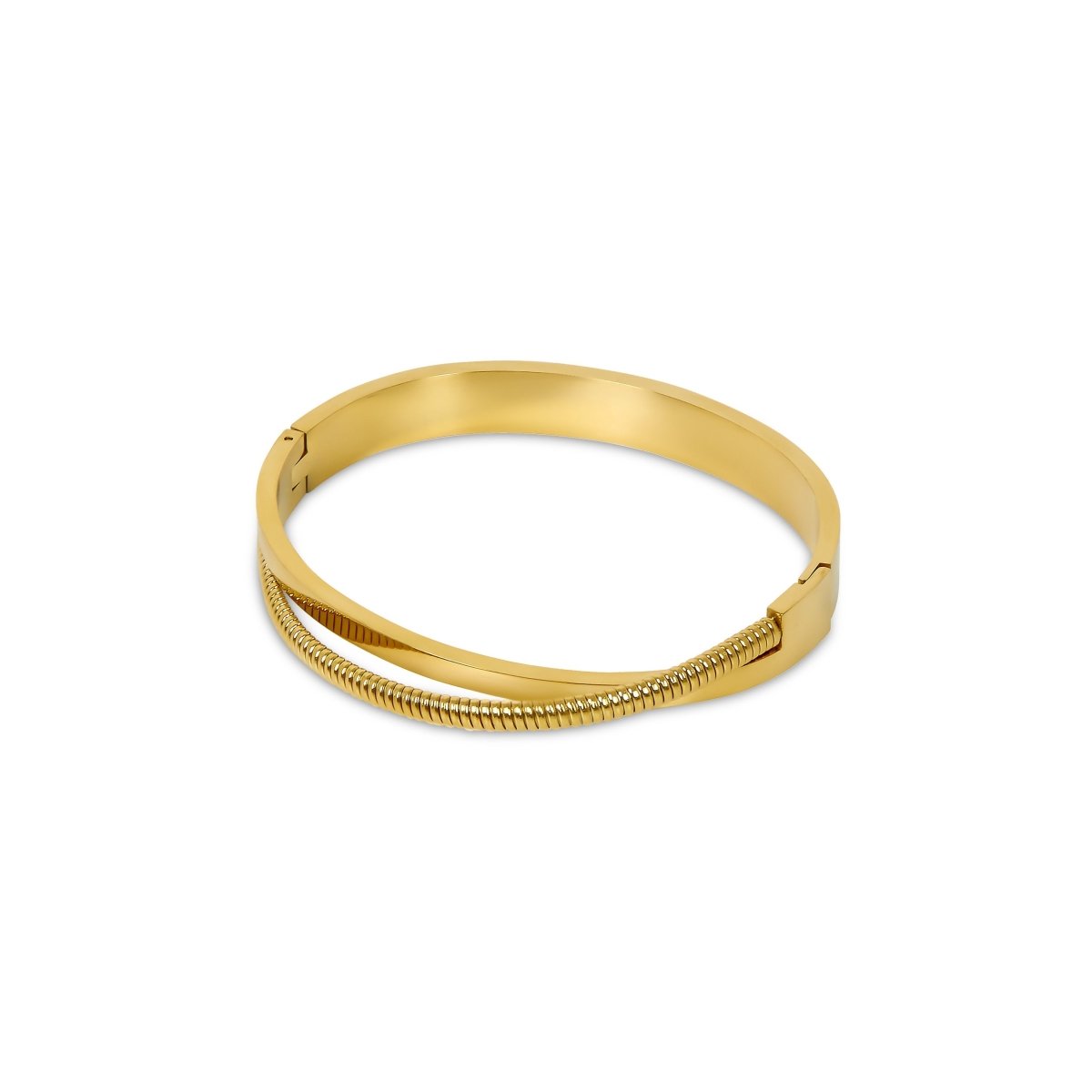 Double Harmony Bracelet Plated in 18k Gold