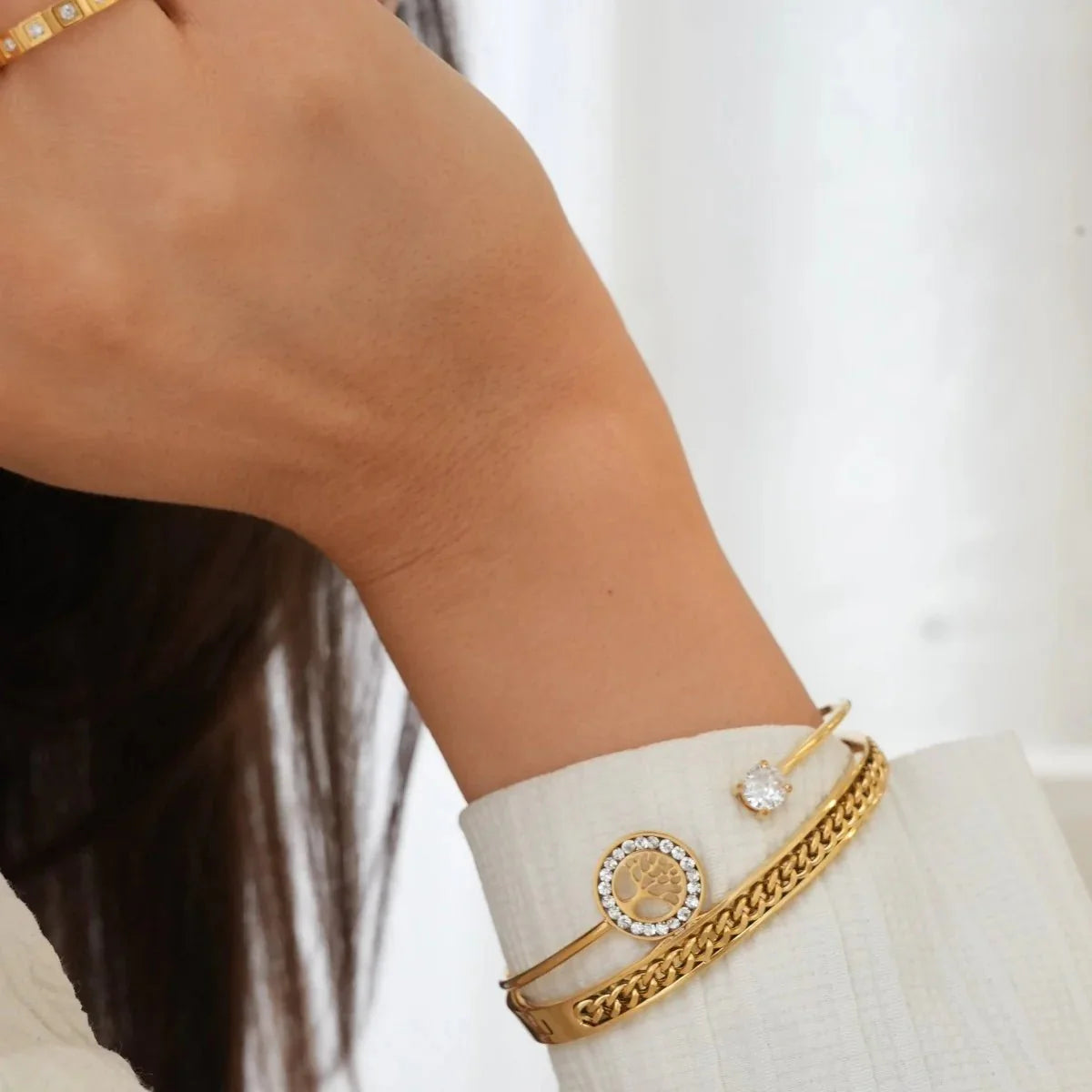 18K Gold Plated Link Bracelet