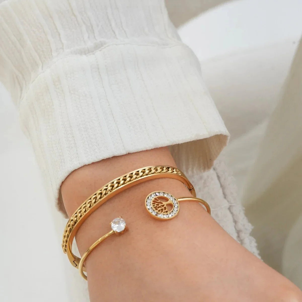 18K Gold Plated Link Bracelet