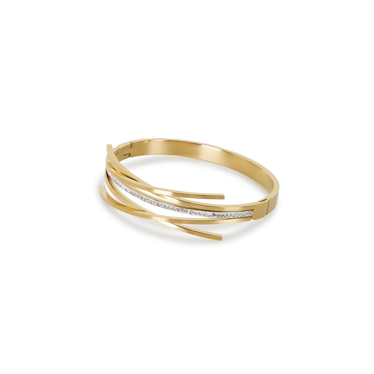Florence Bracelet Zirconia Plated in 18K Gold