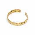 Golden Leaves Bracelet Plated in 18k Gold