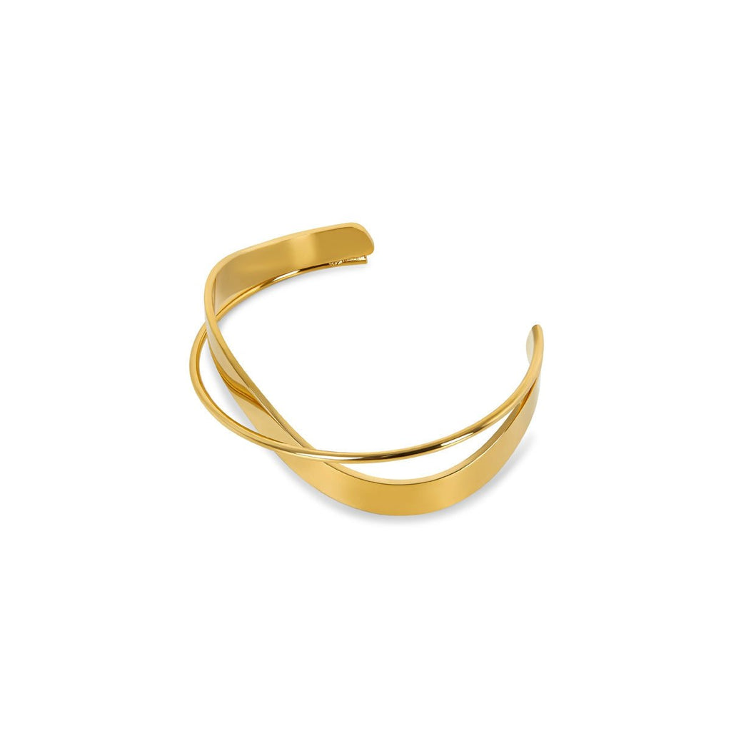 Inter Bracelet Plated in 18k Gold