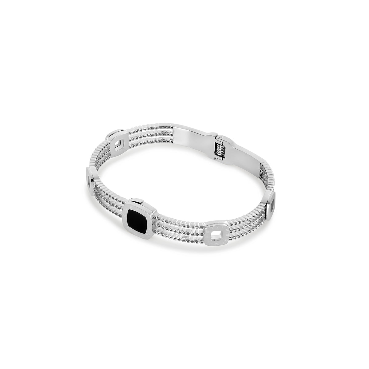 Onyx Summer Bracelet - Silver