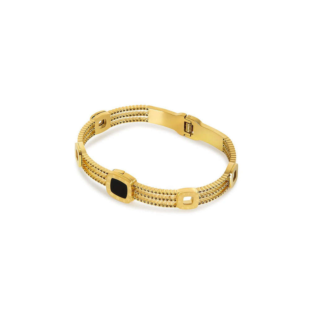 Onyx Bracelet Summer Plated in 18k Gold