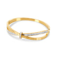 Roman Bracelet with Zirconia Plated in 18K Gold