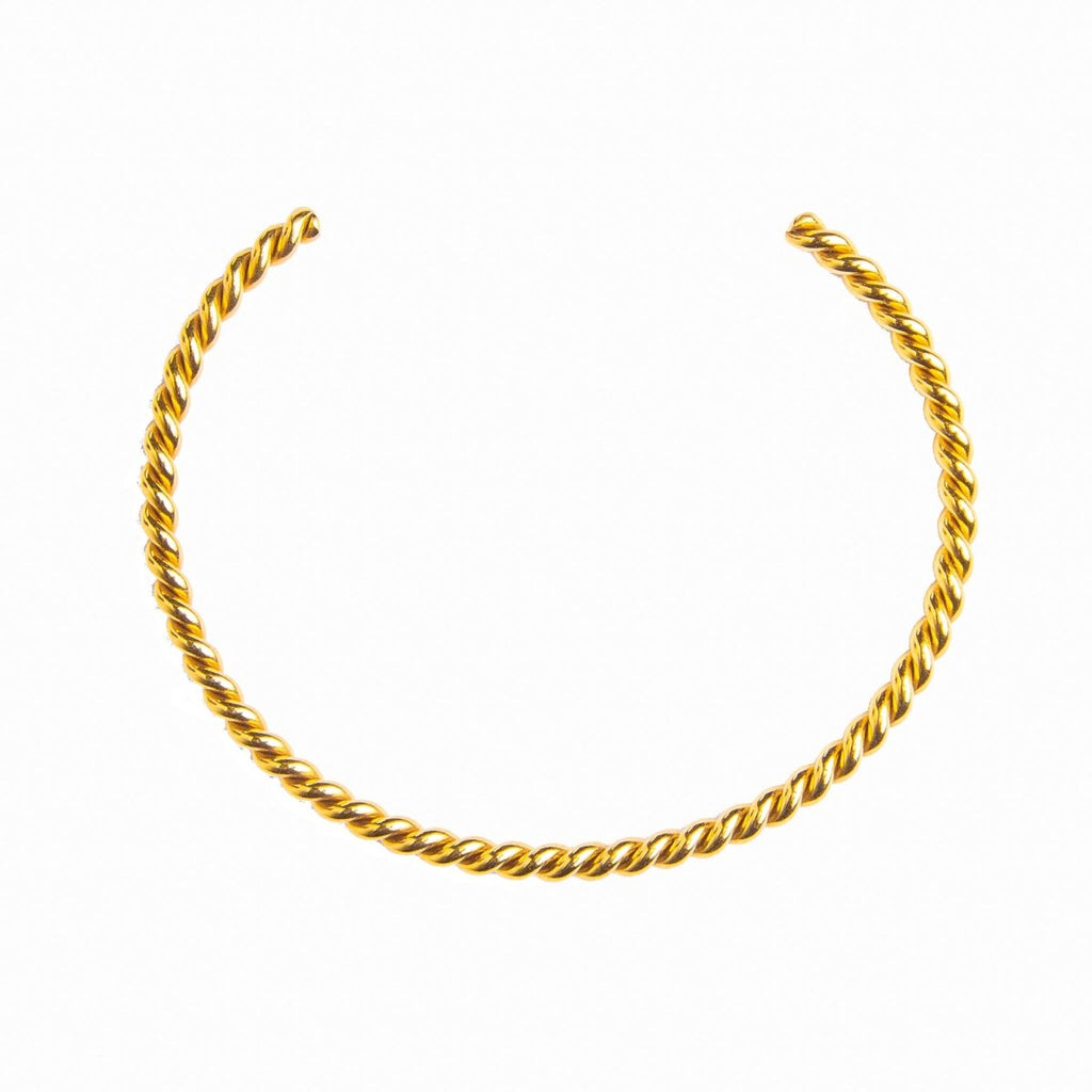 Twist Bracelet Plated in 18K Gold