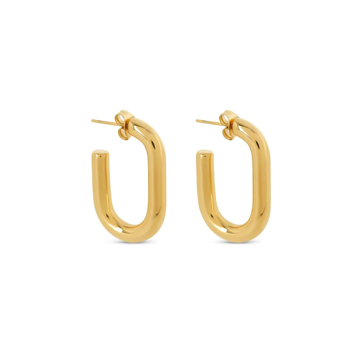 Piper Hoop Earring Plated in 18k Gold