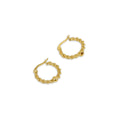 Twist Hoop Earring Plated in 18K Gold