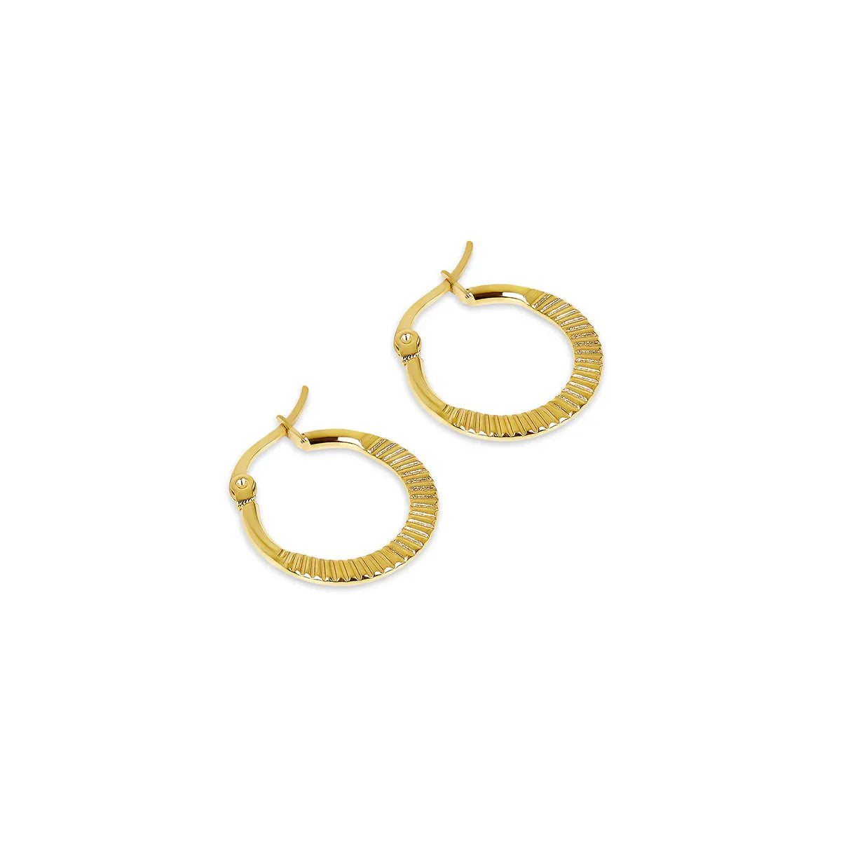 Catania Hoop Earring Plated in 18K Gold