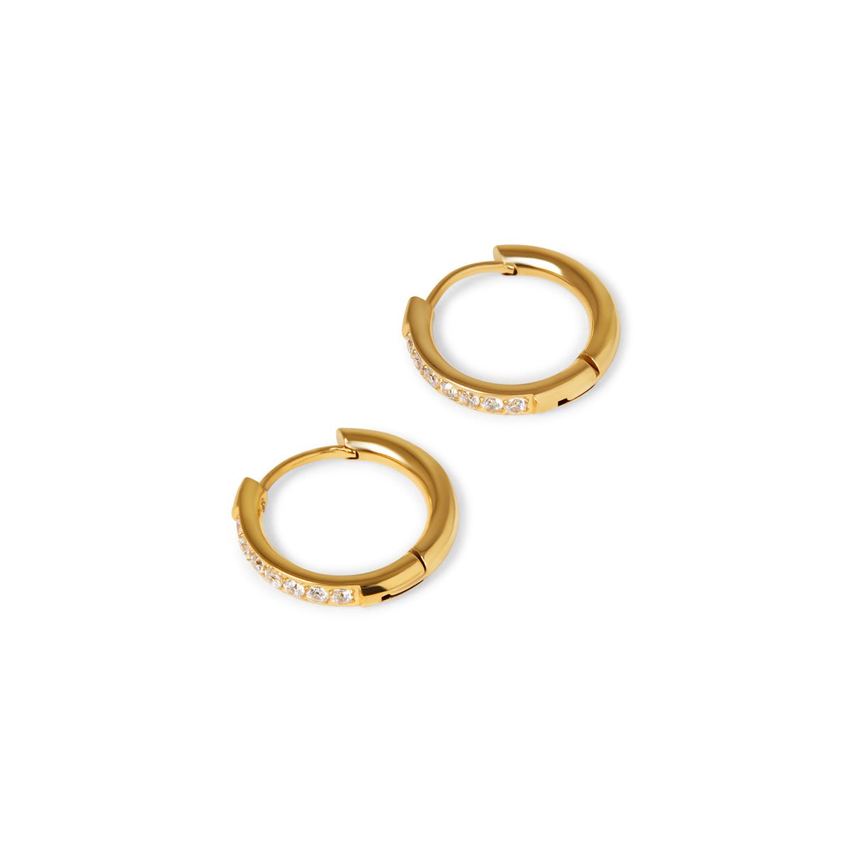 Arielle Hoop Earring Plated in 18K Gold