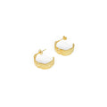 Atena Hoop Earring Plated in 18K Gold