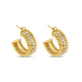 Gold-Plated Hoop Earring 18k