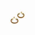 Isabella Hoop Earring Gold Plated in 18K