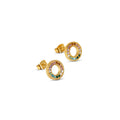 Rainbow Earring Plated in 18k Gold