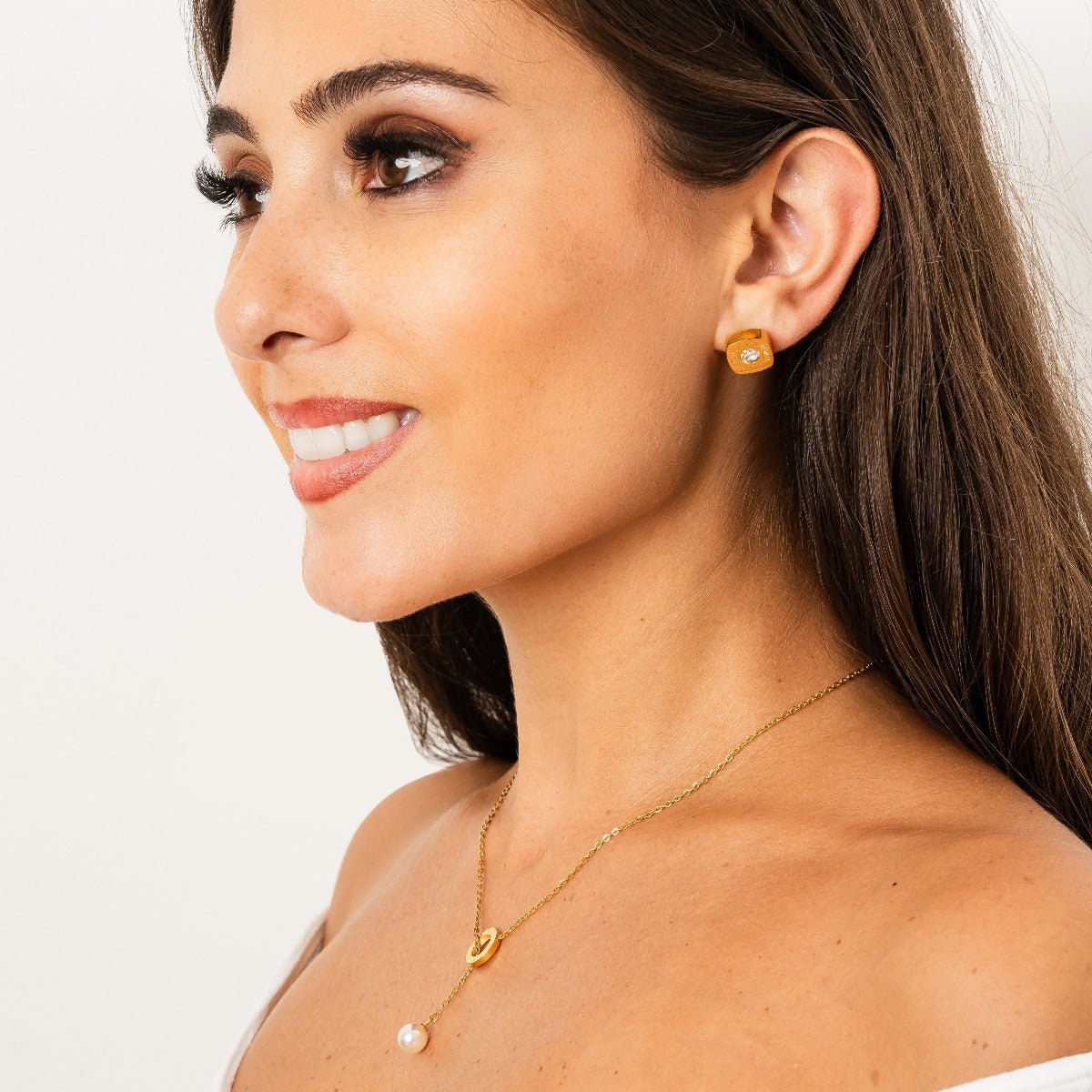 Earring Splendor Plated in 18k Gold