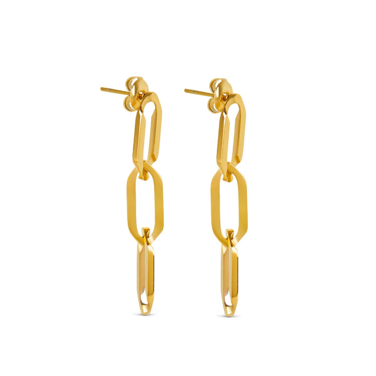Dangle Earrings with Gold Plating 18k