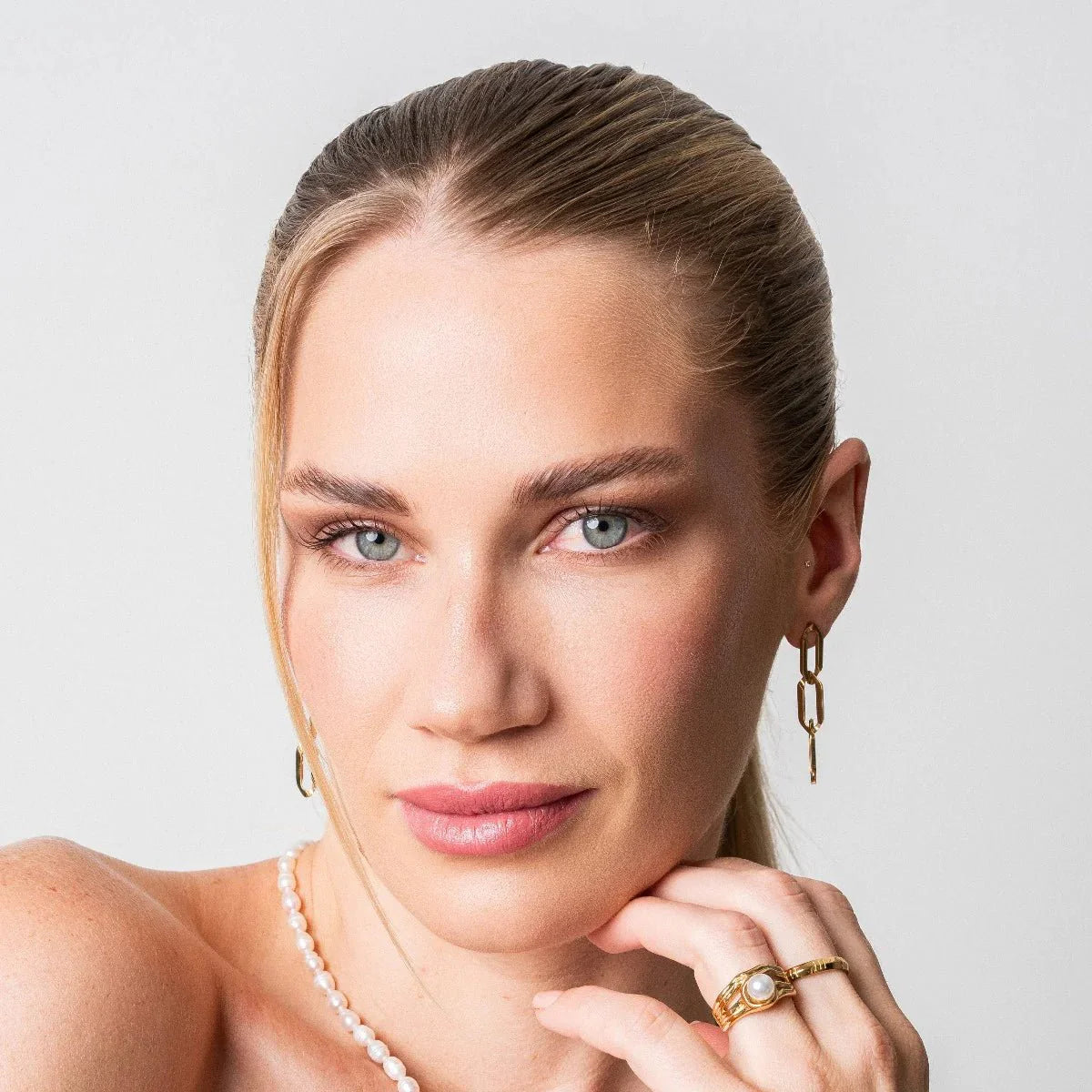 Dangle Earrings with Gold Plating 18k