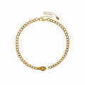 Snake Choker Necklace Plated in 18K Gold