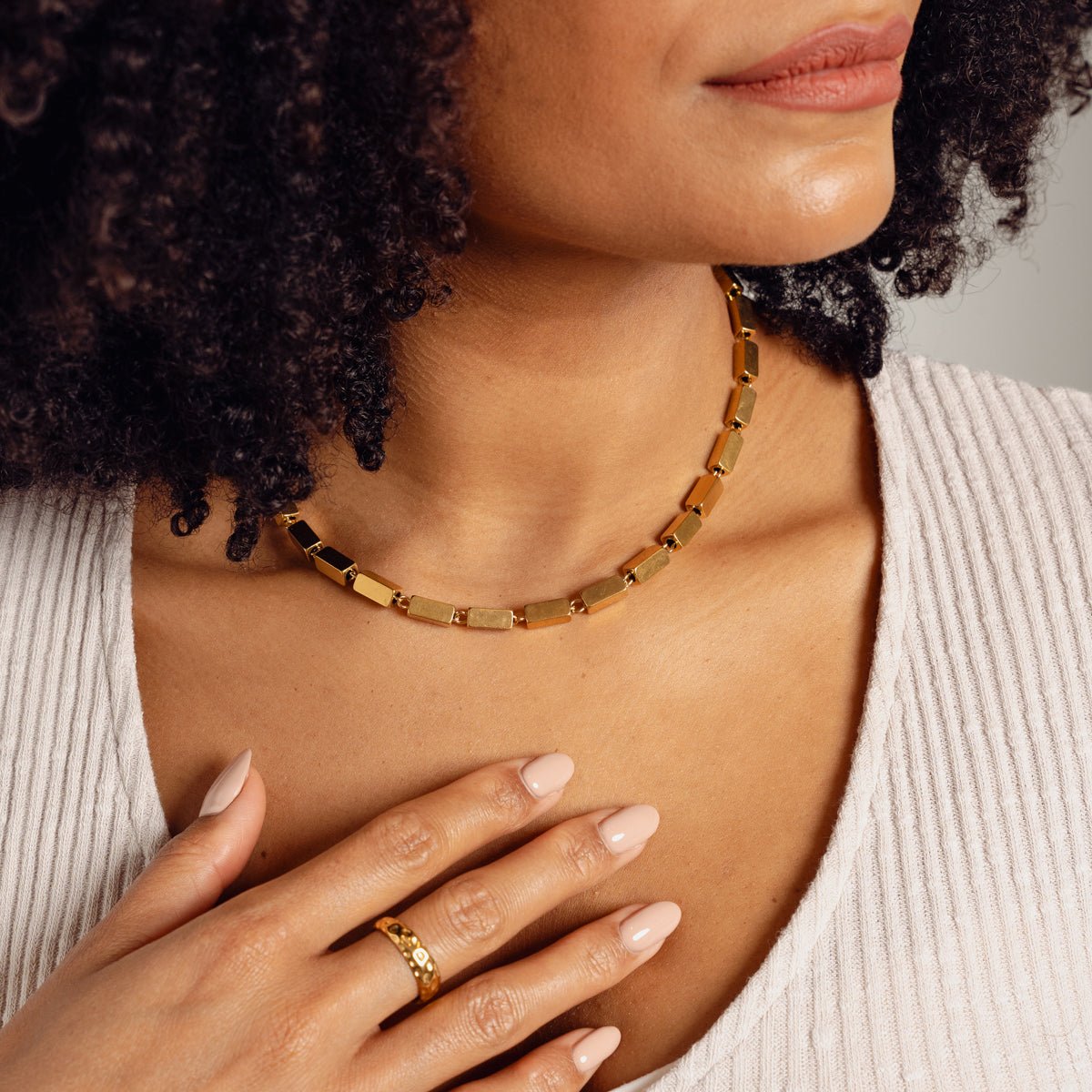 Cora Necklace Plated in 18k Gold