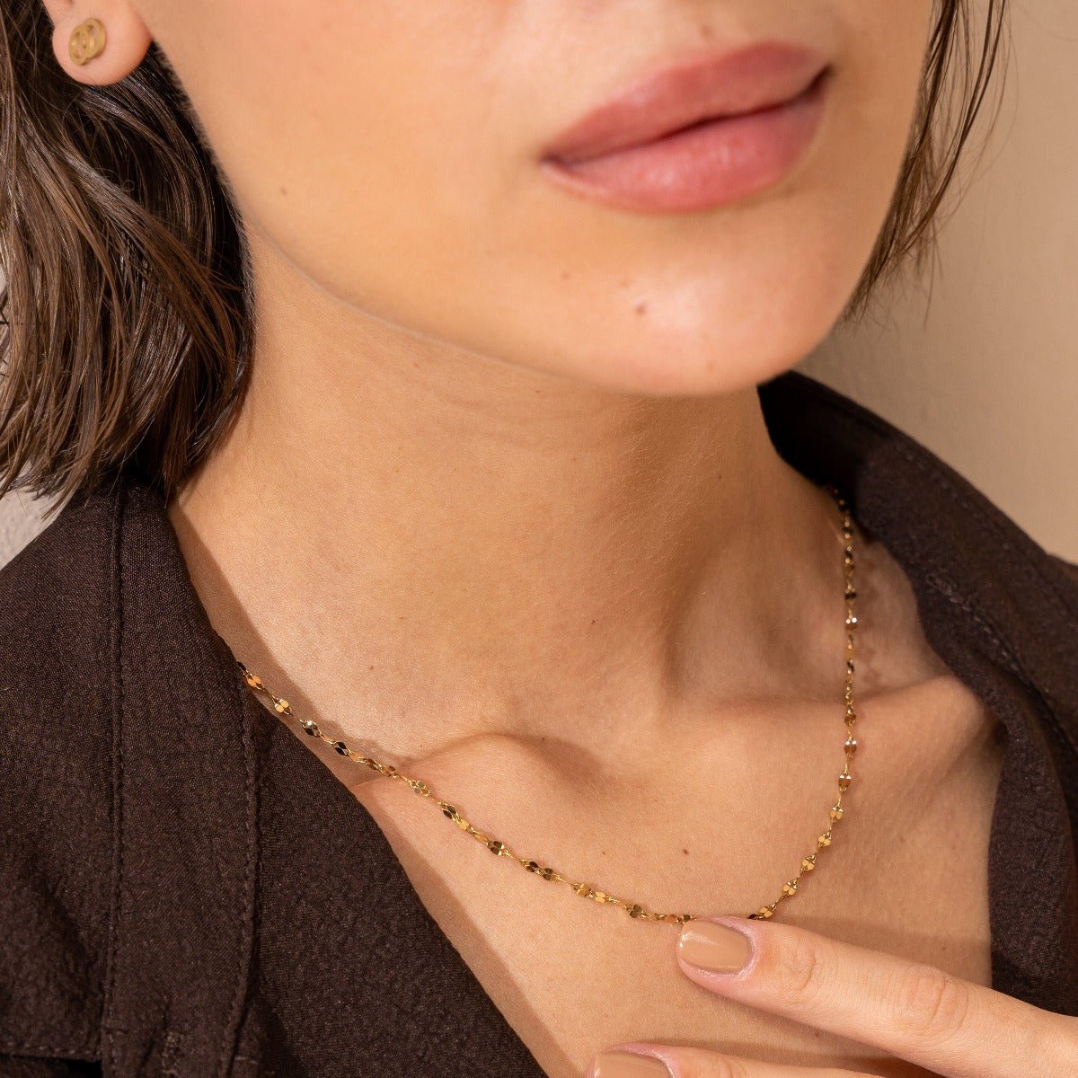 Destiny Chain Necklace Plated in 18K Gold