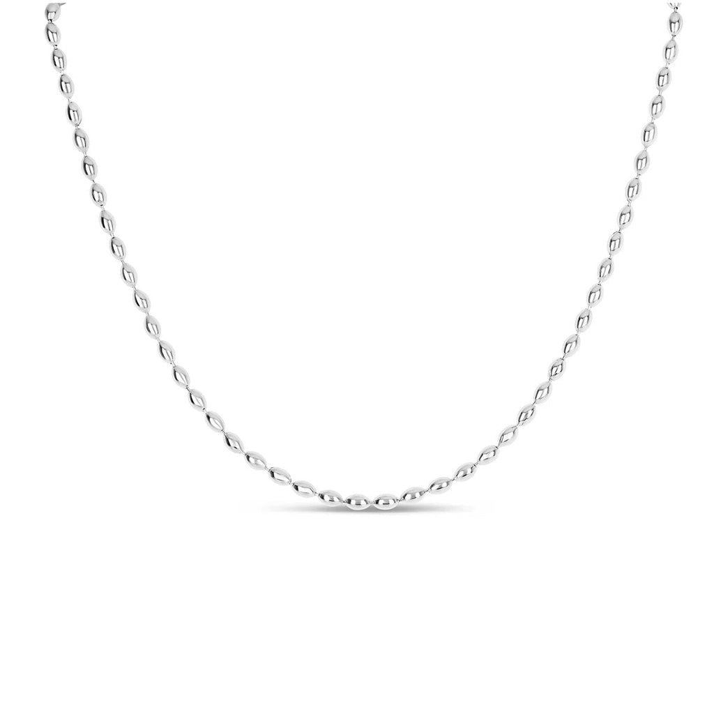 Sphere Chain Necklace - Silver