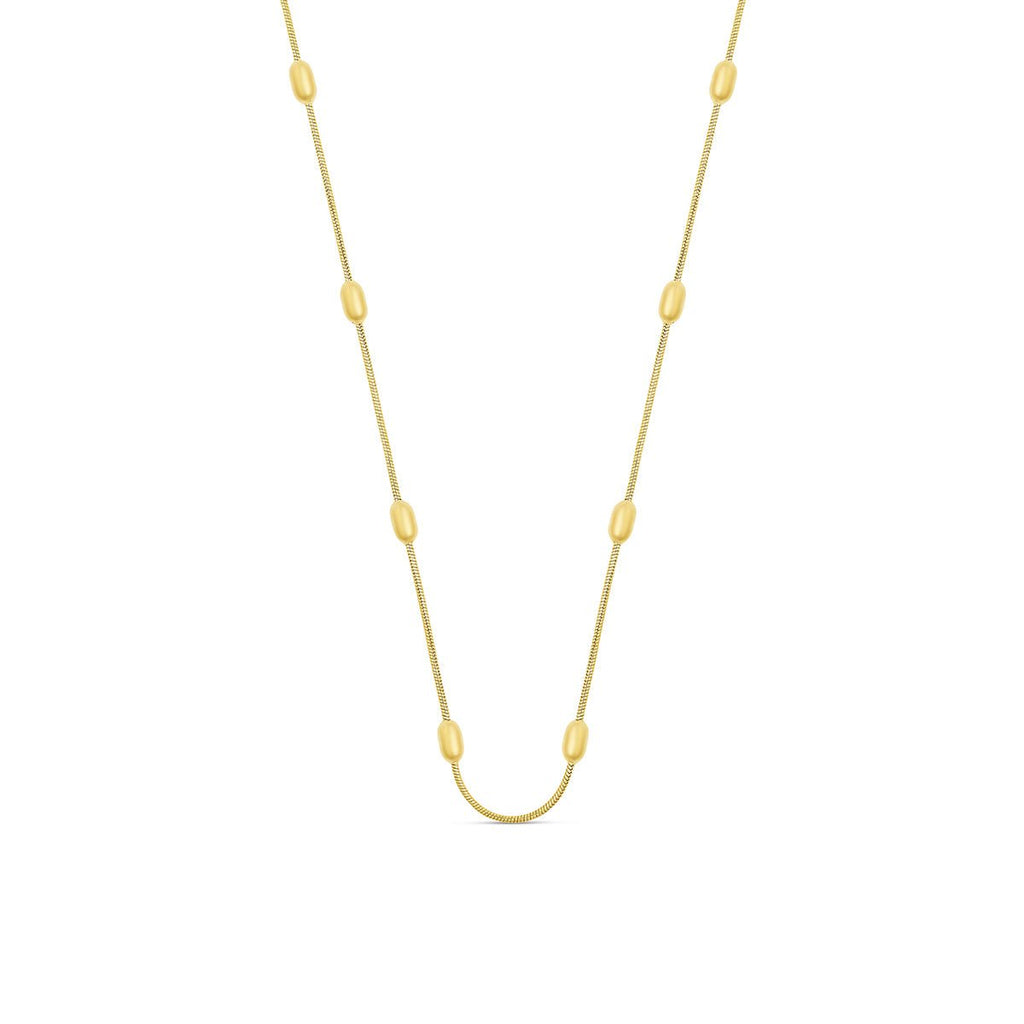 18K Gold Plated Sphere Necklace
