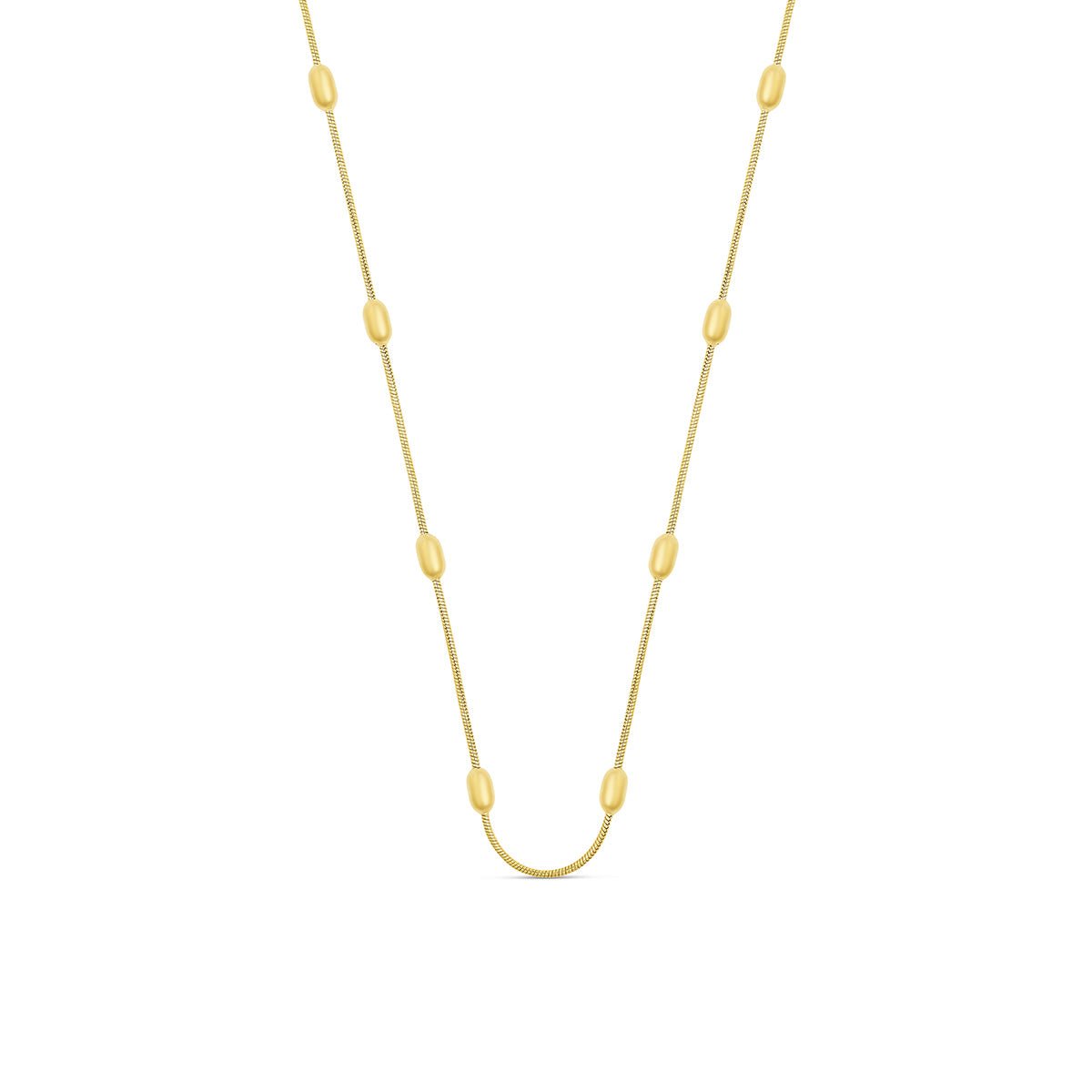 18K Gold Plated Sphere Necklace