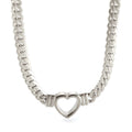 Minimalist Heart Necklace - Silver