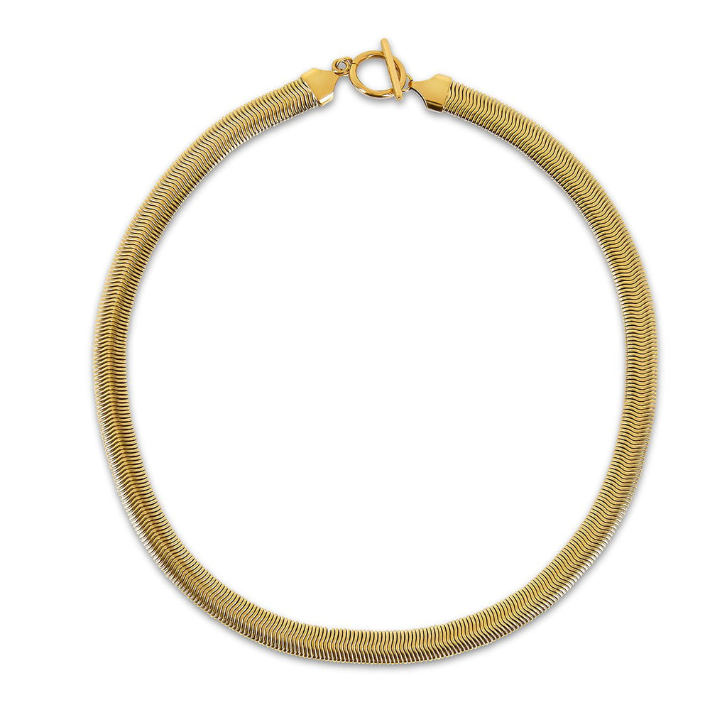 Gaia Necklace Choker Gold-Plated 18k